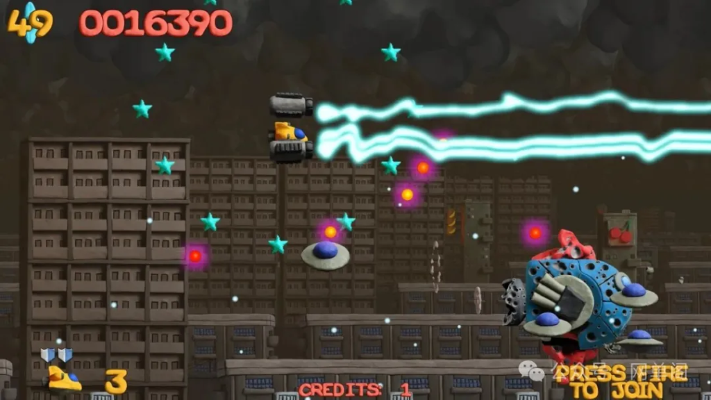 【资源分享】《鸭嘴兽：黏土重制》一款横向卷轴射击游戏重制版，挑战强大的科洛萨特罗波利斯舰队，保卫蒙戈拉的自由。